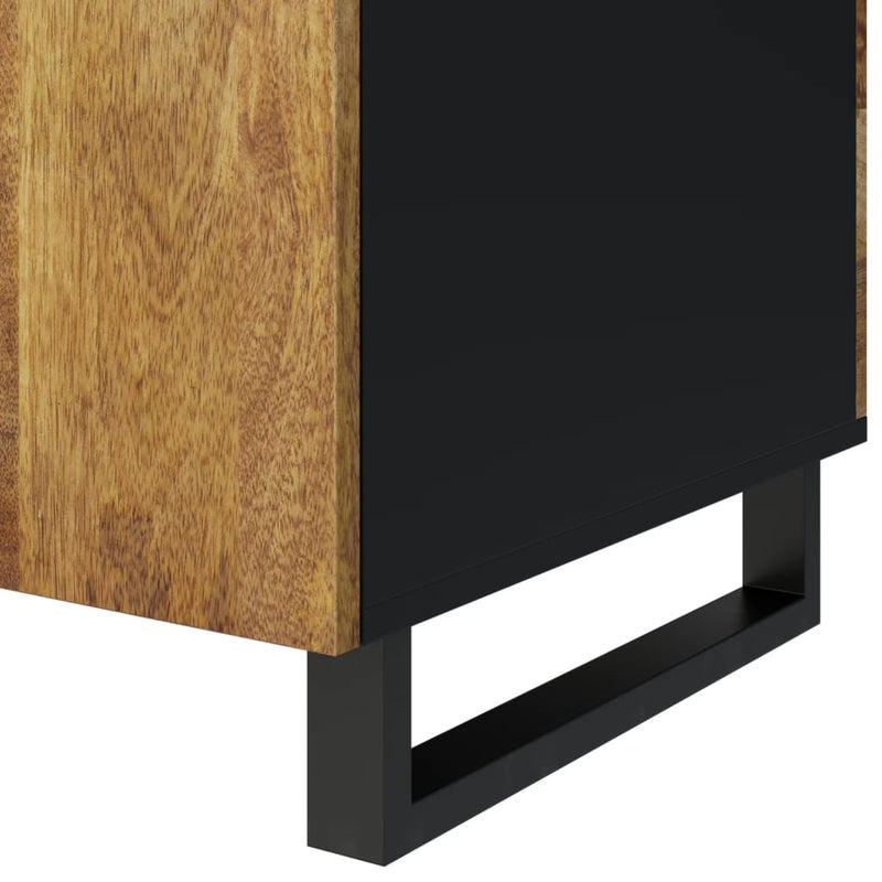 vidaXL tömör mangófa és szerelt fa dohányzóasztal 100 x 54 x 40 cm