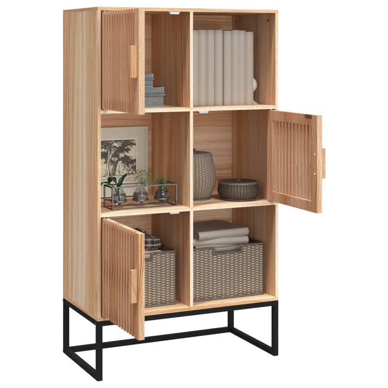 vidaXL szerelt fa magasszekrény 70x35x125 cm