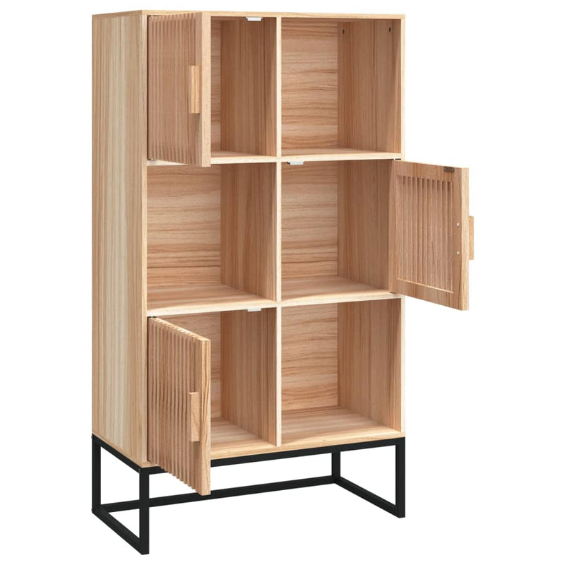 vidaXL szerelt fa magasszekrény 70x35x125 cm