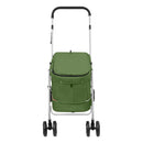 vidaXL összecsukható zöld vászonszövet kutyakocsi 100 x 49 x 96 cm