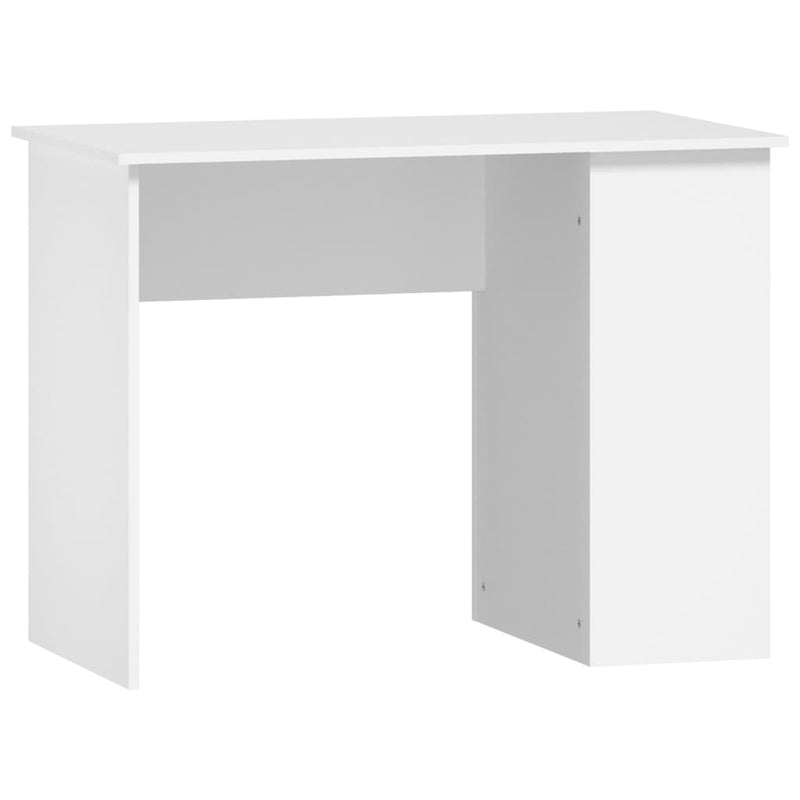 vidaXL fehér szerelt fa íróasztal 100x55x75 cm
