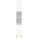 vidaXL fehér szerelt fa fürdőszobaszekrény 30 x 30 x 190 cm