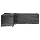 vidaXL 2 db L-alakú kerti bútorhuzat 18 fűzőlyukkal 220x285x80 cm