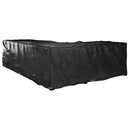 vidaXL 2 db L-alakú kerti bútorhuzat 18 fűzőlyukkal 220x285x80 cm