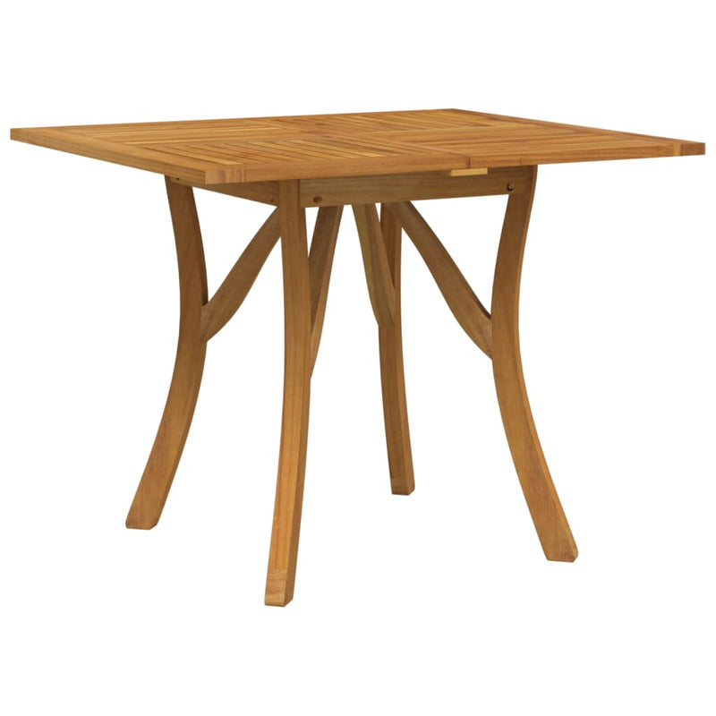 vidaXL tömör akácfa kerti asztal 85 x 85 x 75 cm