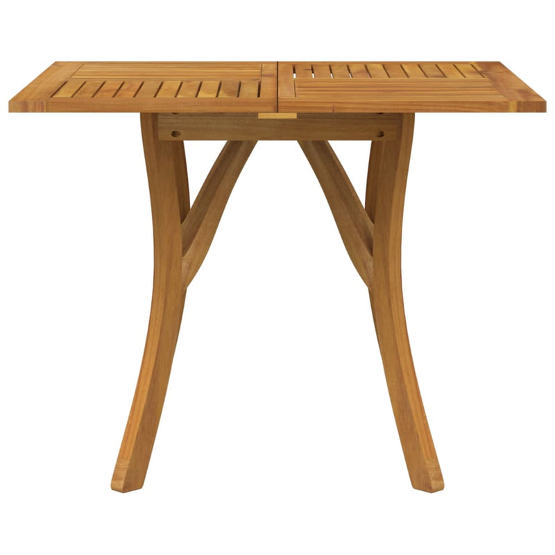 vidaXL tömör akácfa kerti asztal 85 x 85 x 75 cm