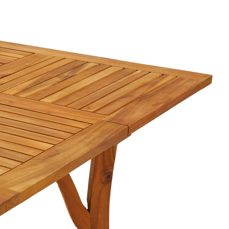 vidaXL tömör akácfa kerti asztal 85 x 85 x 75 cm