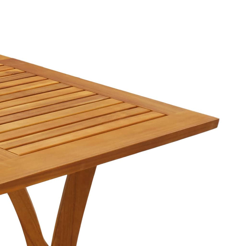 vidaXL tömör akácfa kerti asztal 110 x 110 x 75 cm