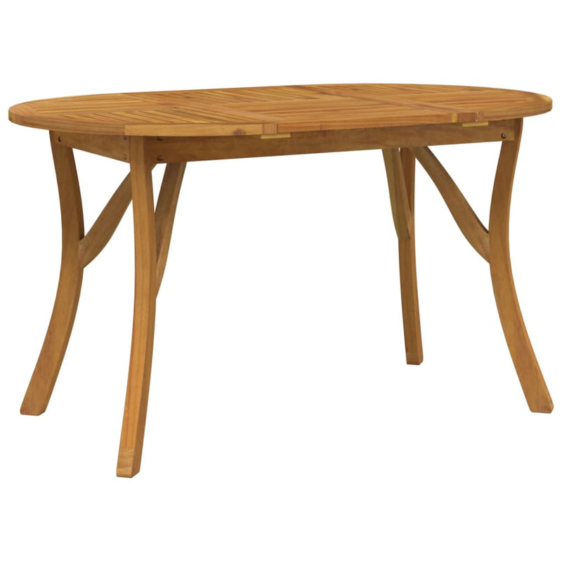 vidaXL tömör akácfa kerti asztal 150 x 90 x 75 cm