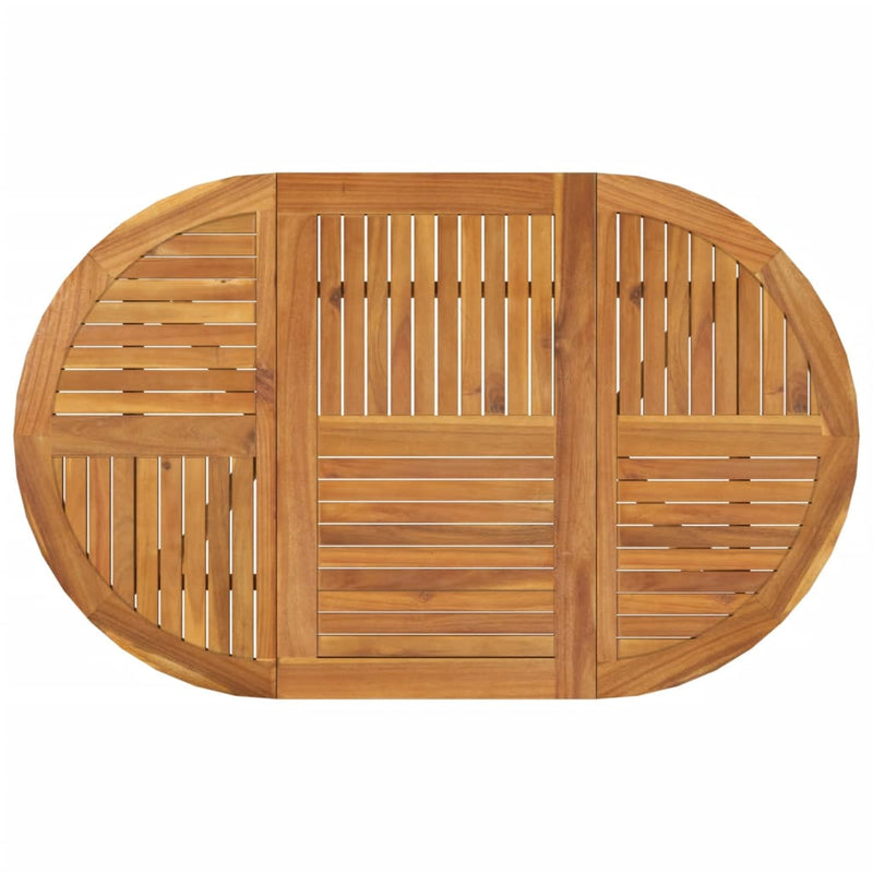 vidaXL tömör akácfa kerti asztal 150 x 90 x 75 cm