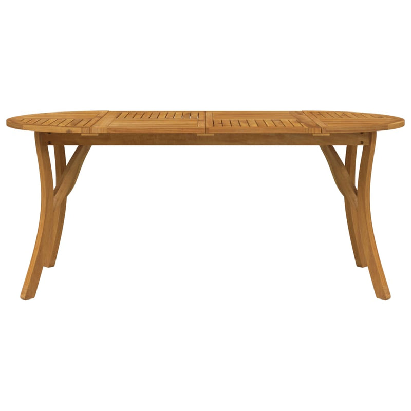 vidaXL tömör akácfa kerti asztal 200 x 90 x 75 cm