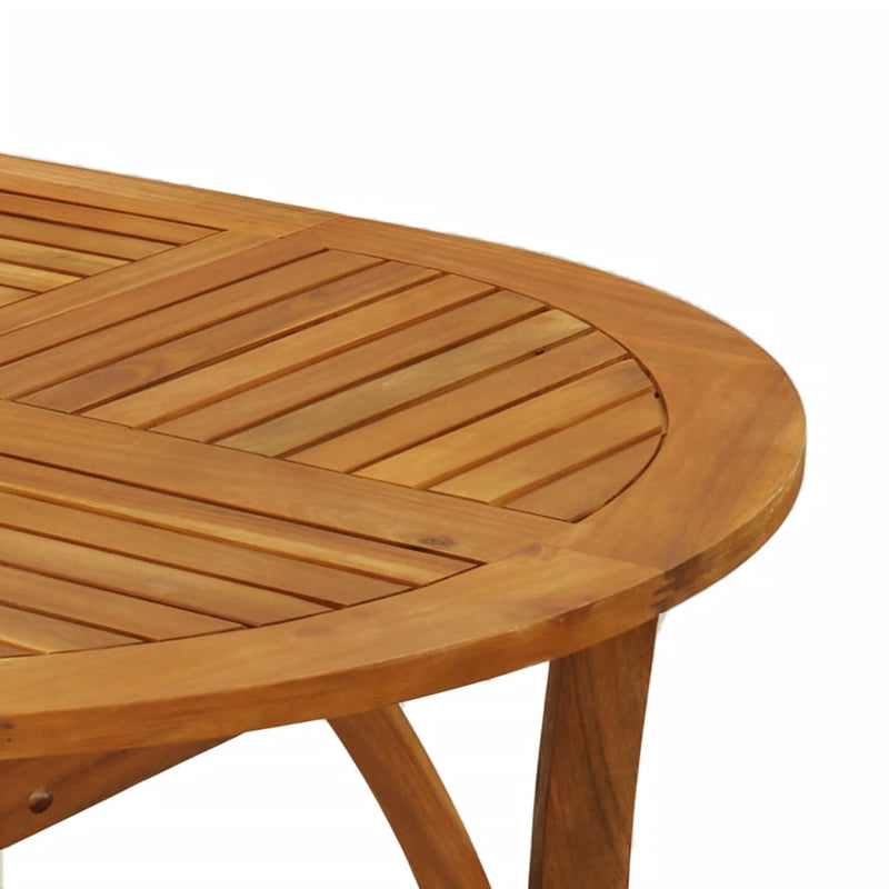 vidaXL tömör akácfa kerti asztal 200 x 90 x 75 cm