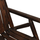 vidaXL 2 személyes tömör lucfenyő kerti pad 119 x 85 x 98 cm