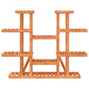 vidaXL tömör fenyőfa virágtartó állvány 110 x 25 x 110,5 cm