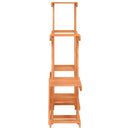 vidaXL tömör fenyőfa virágtartó állvány 95 x 25 x 96 cm