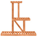 vidaXL tömör fenyőfa virágtartó állvány 81 x 25 x 75,5 cm