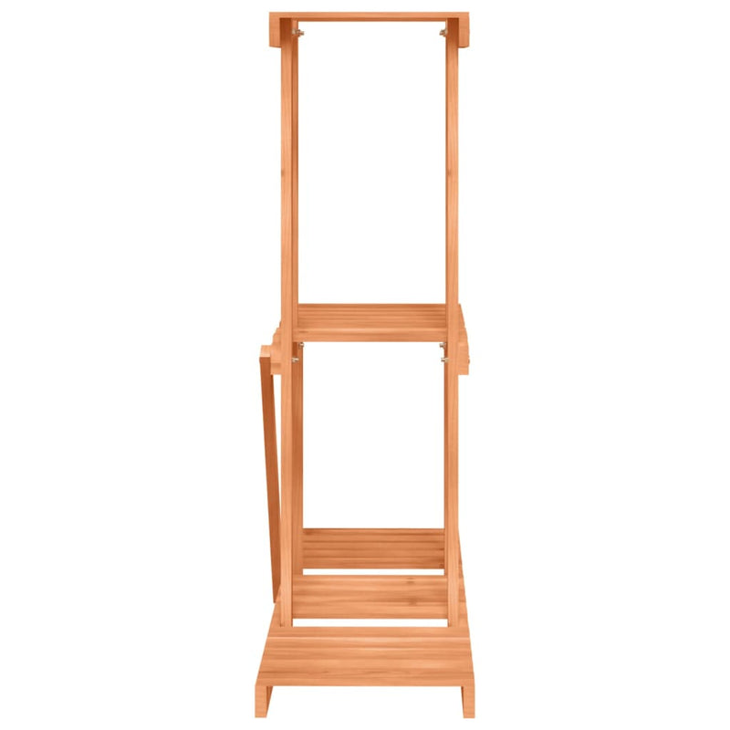 vidaXL tömör fenyőfa virágtartó állvány 81 x 25 x 75,5 cm