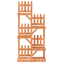 vidaXL tömör fenyőfa virágtartó állvány 60 x 25 x 130 cm