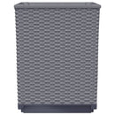 vidaXL 2 db sötétszürke polipropilén növénytartó 30 x 30 x 37 cm