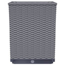 vidaXL 2 db sötétszürke polipropilén növénytartó 30 x 30 x 37 cm