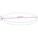 vidaXL bambusz asztallap Ø60 x 4 cm