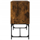 vidaXL füstös tölgy színű szerelt fa tálalószekrény 100 x 40 x 79,5 cm