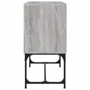 vidaXL szürke sonoma színű szerelt fa tálalószekrény 100x40x79,5 cm