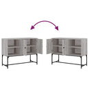 vidaXL szürke sonoma színű szerelt fa tálalószekrény 100x40x79,5 cm