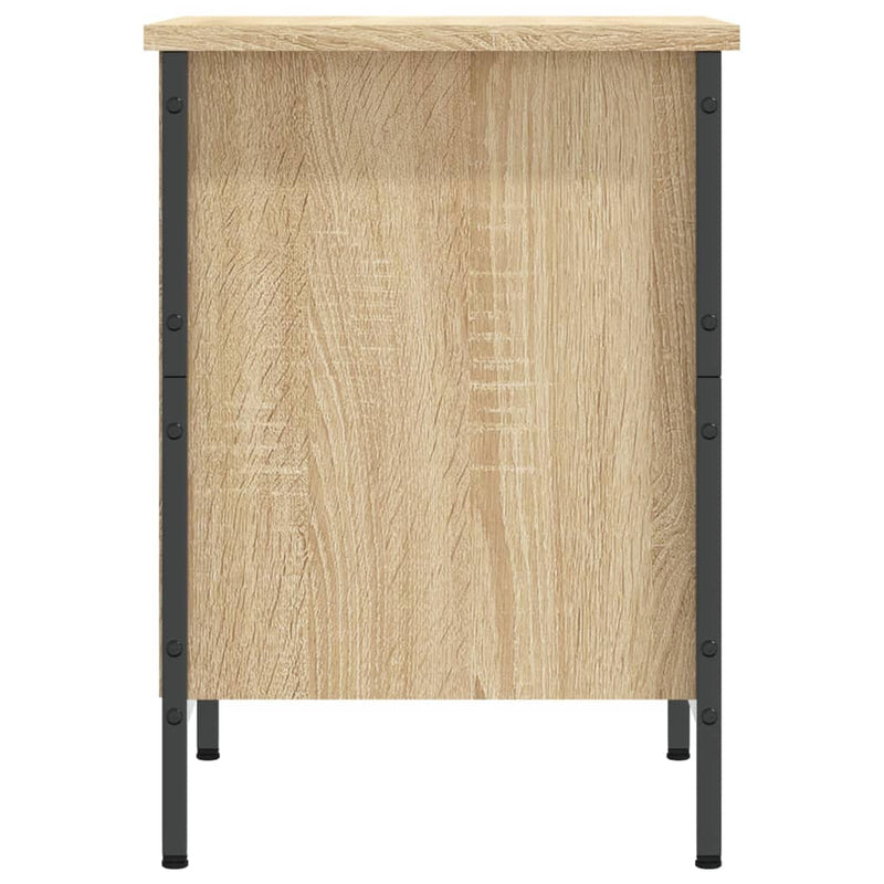 vidaXL sonoma tölgy színű szerelt fa cipőszekrény 38 x 35 x 50 cm