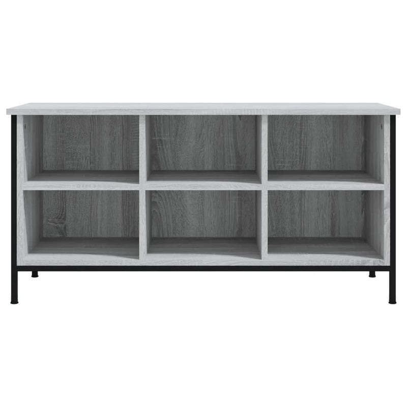 vidaXL szürke sonoma színű szerelt fa cipőszekrény 100x35x50 cm