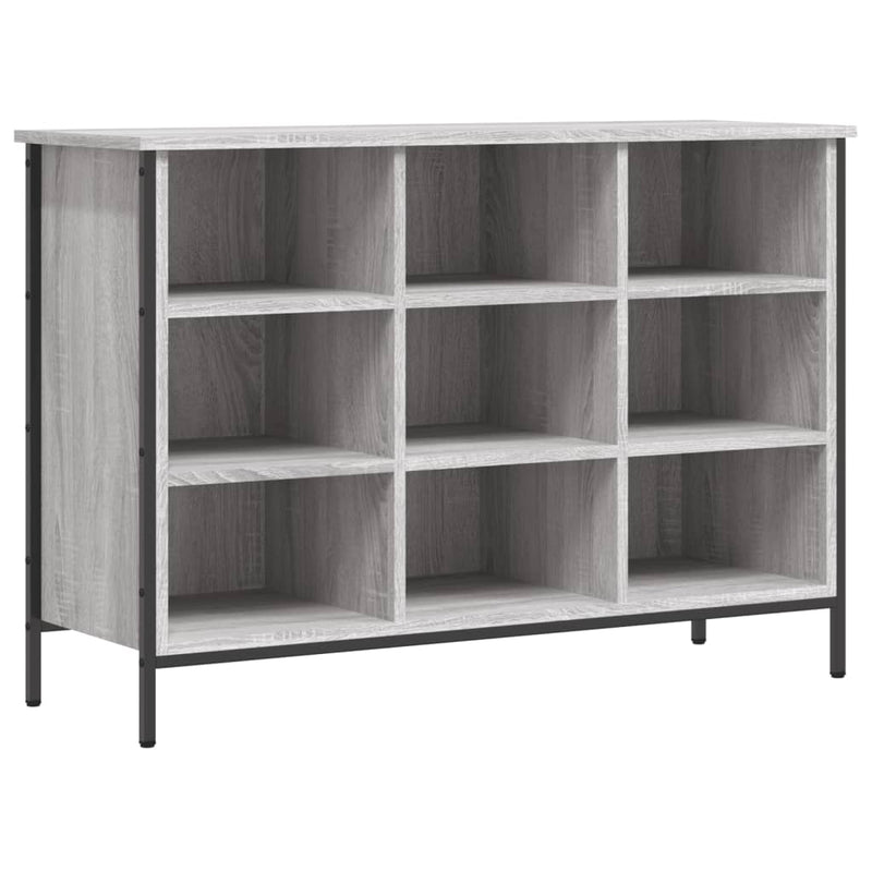 vidaXL szürke sonoma színű szerelt fa cipősszekrény 100x35x70 cm