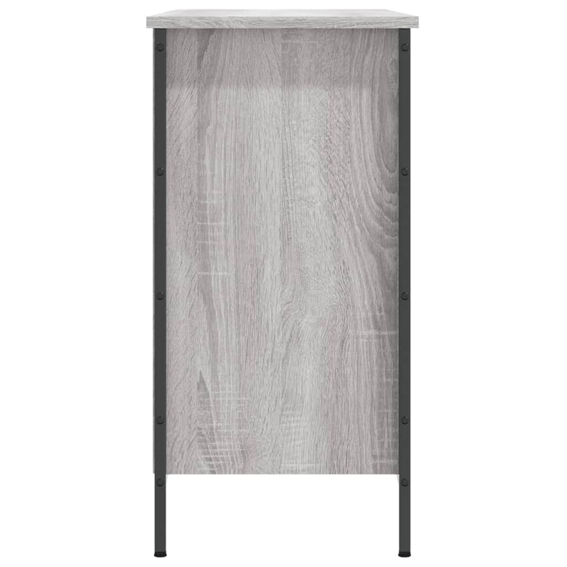 vidaXL szürke sonoma színű szerelt fa cipősszekrény 100x35x70 cm