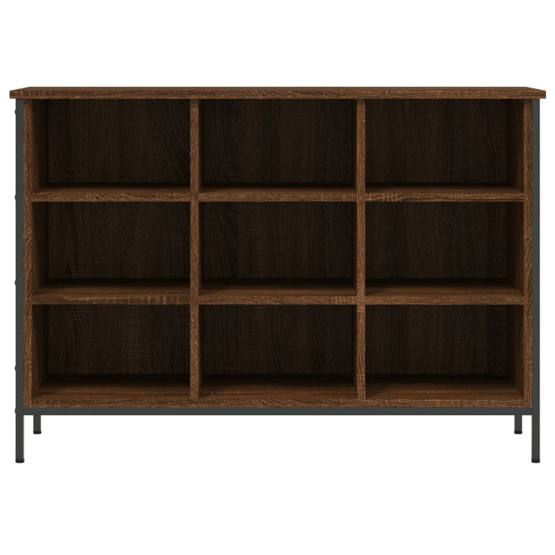 vidaXL barna tölgyszínű szerelt fa cipősszekrény 100x35x70 cm