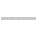 vidaXL zöld dróthálós kerítés illesztőperemmel 1,8x25 m