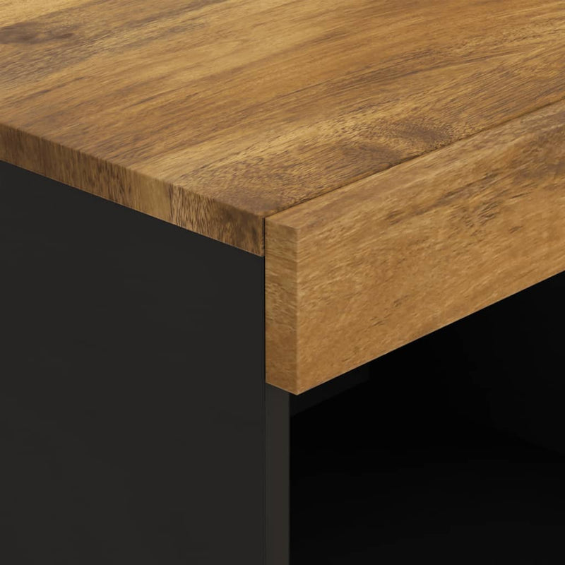 vidaXL tömör mangófa tálalószekrény 85 x 33 x 107 cm