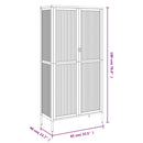 vidaXL fekete üveg és acél magasszekrény 85 x 40 x 180 cm