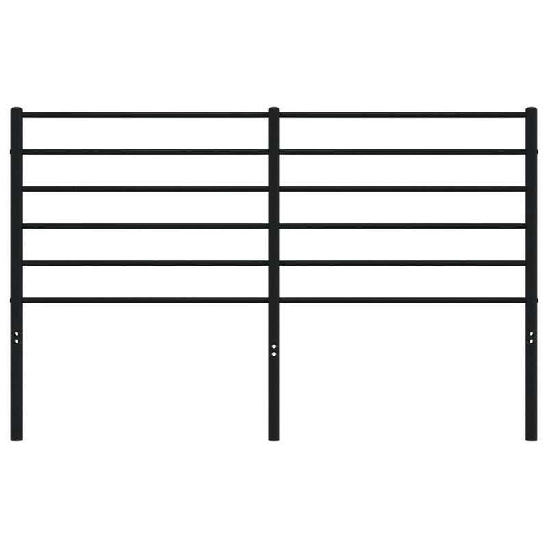 vidaXL fekete fém fejtámla 160 cm
