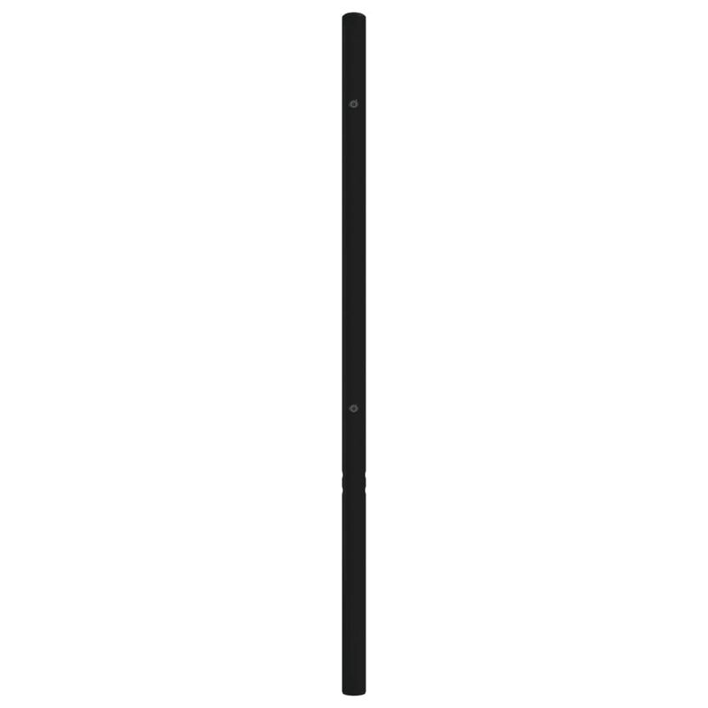 vidaXL fekete fém fejtámla 160 cm