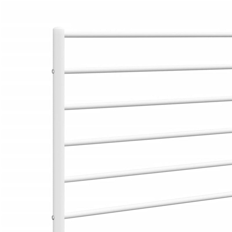 vidaXL fehér fém fejtámla 120 cm