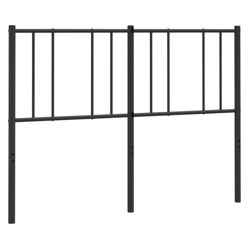 vidaXL fekete fém fejtámla 120 cm