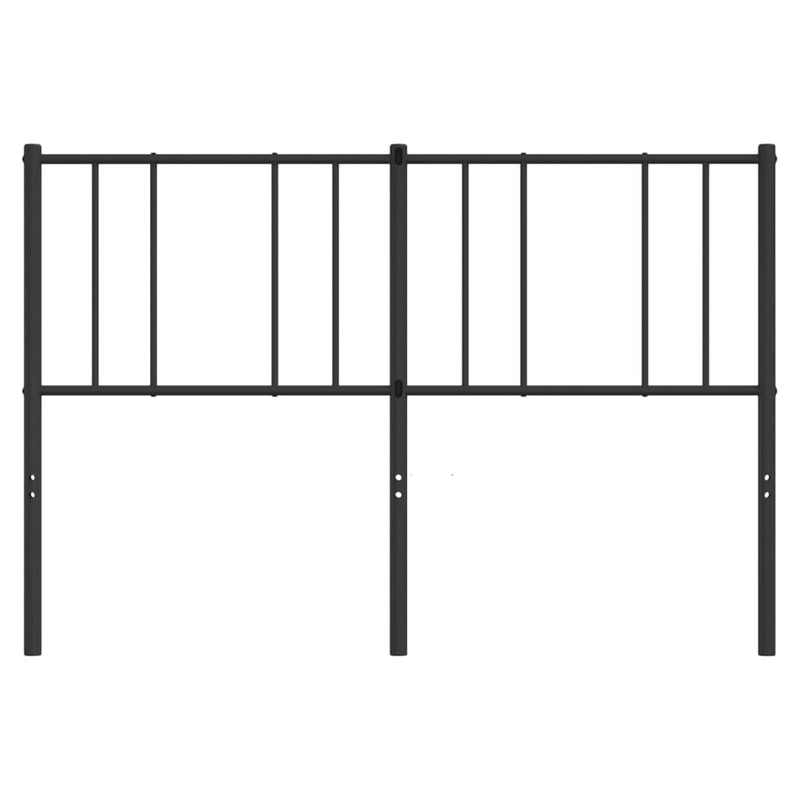 vidaXL fekete fém fejtámla 120 cm