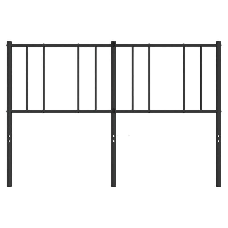 vidaXL fekete fém fejtámla 160 cm