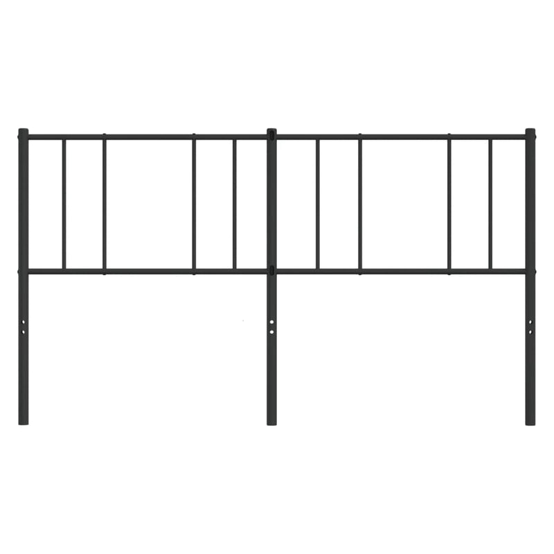 vidaXL fekete fém fejtámla 180 cm