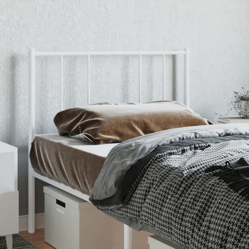 vidaXL fehér fém fejtámla 80 cm