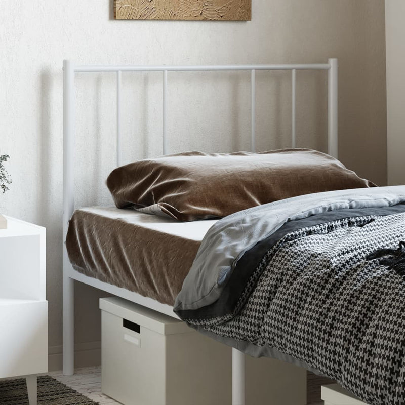 vidaXL fehér fém fejtámla 80 cm
