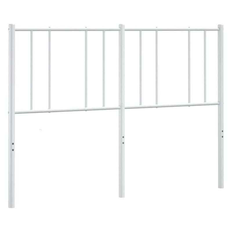 vidaXL fehér fém fejtámla 120 cm