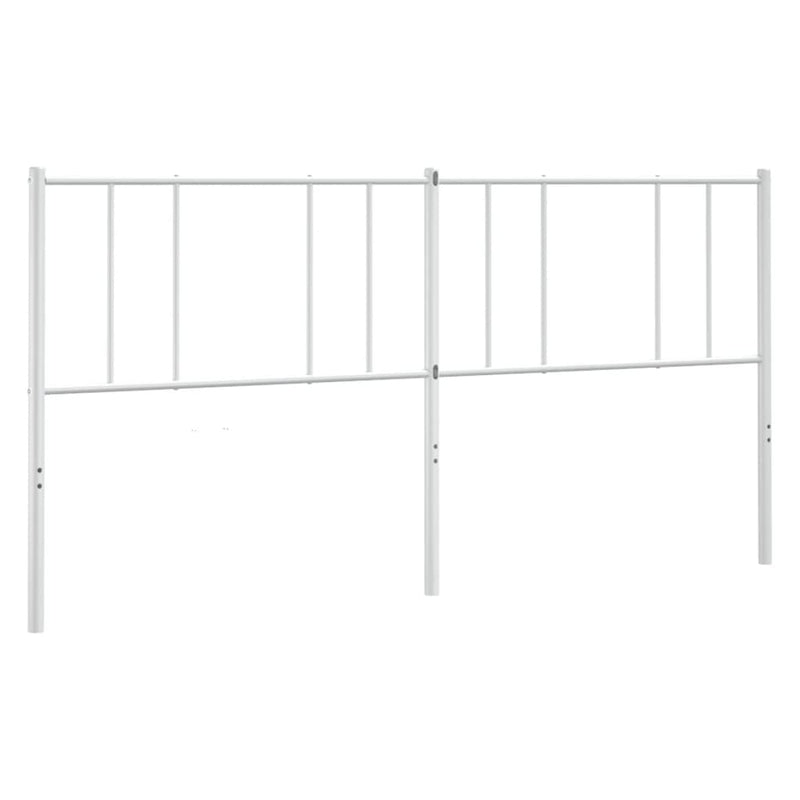 vidaXL fehér fém fejtámla 180 cm
