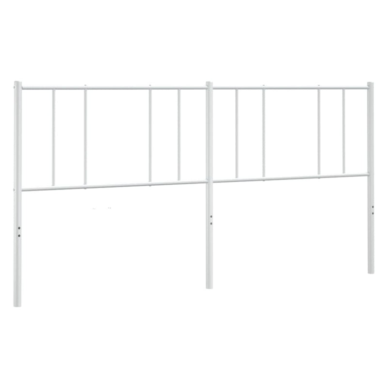 vidaXL fehér fém fejtámla 200 cm