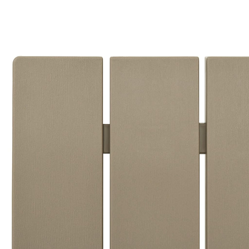vidaXL világosbarna polipropilén kerti adirondack szék 75x88,5x89,5 cm