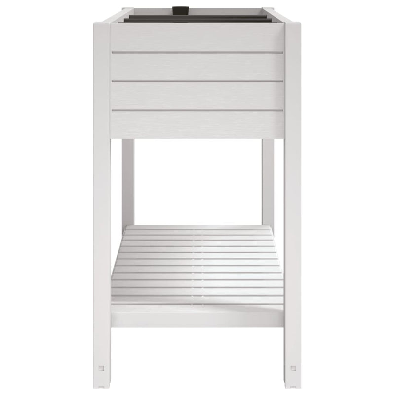 vidaXL fehér polipropilén magaságyás 110x45x79 cm